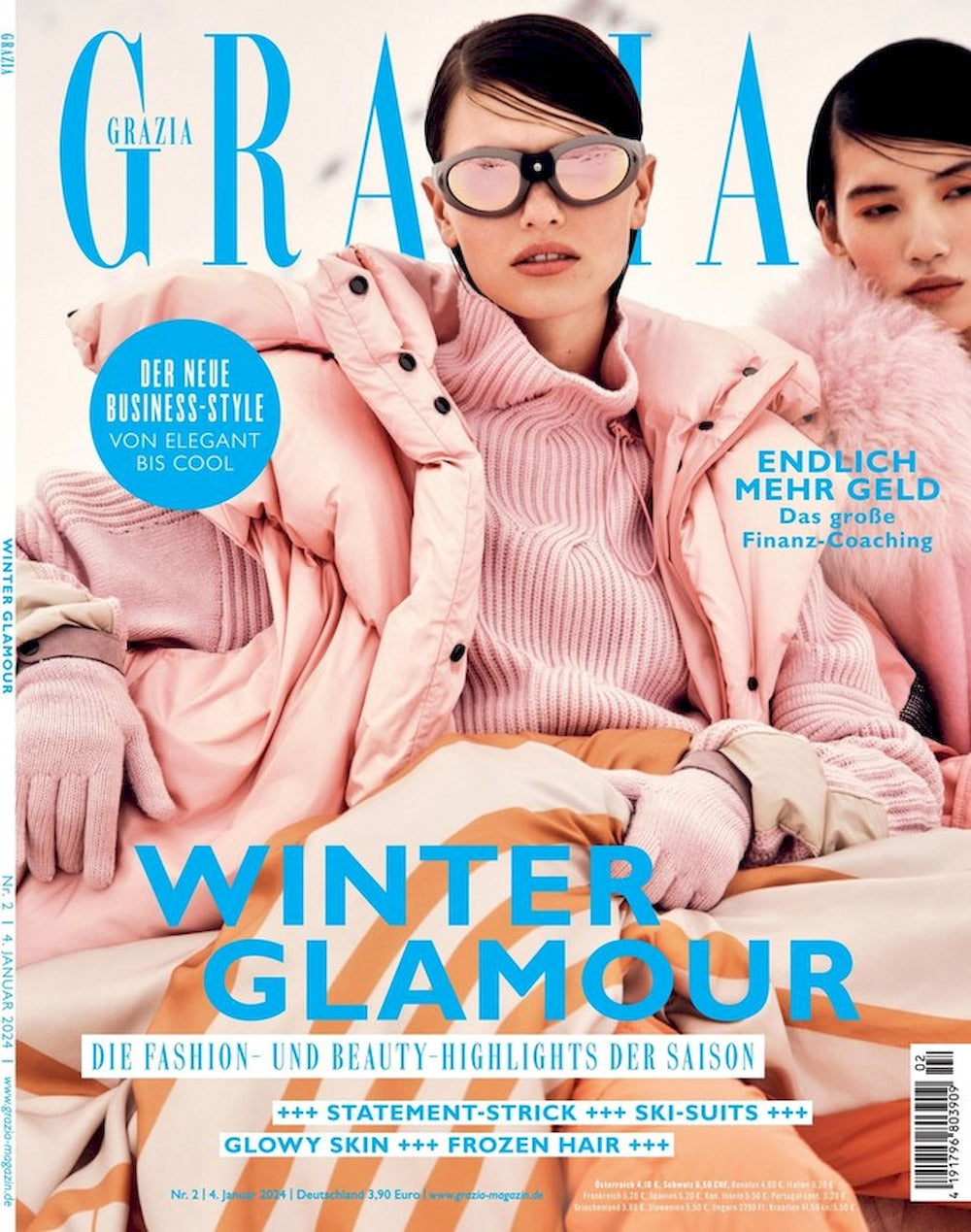Grazia Magazin Deutschland 2024-02 Sienna Miller Taylor Swift Candace Bushnell