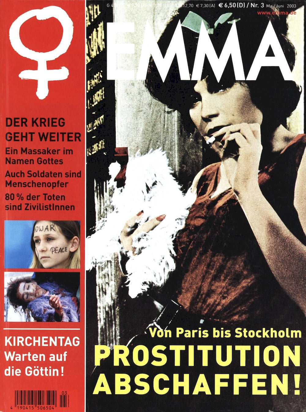 Emma Magazin Deutschland 2003-03 Shirley MacLaine