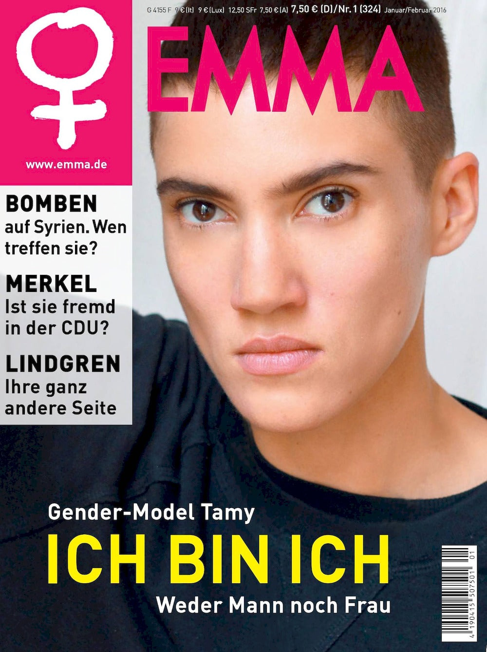 Emma Magazin Deutschland 2016-01 Tamy Glauser