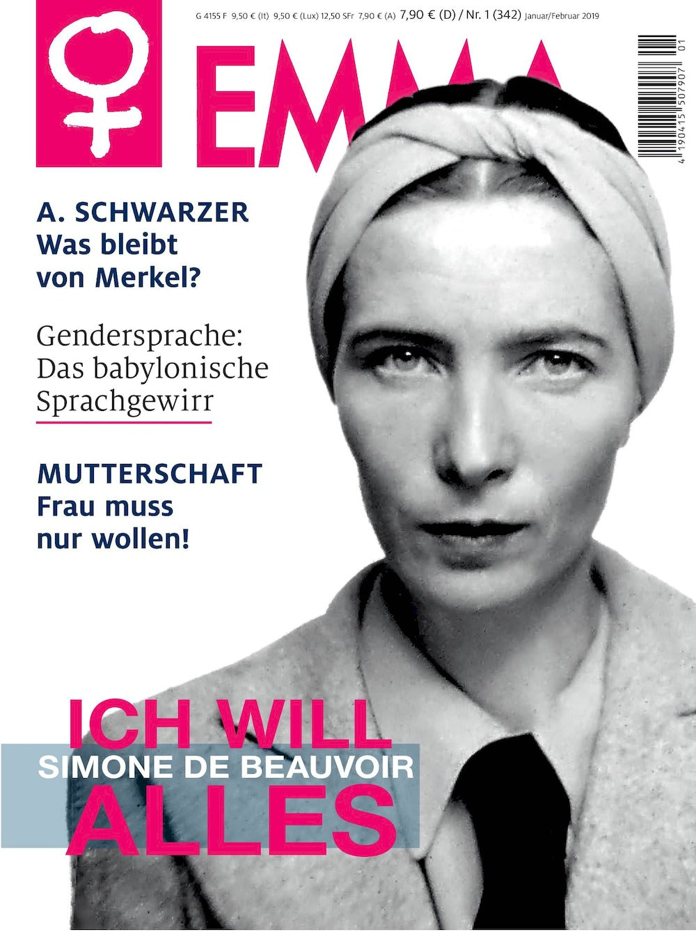 Emma Magazin Deutschland 2019-01 Simone De Beauvoir