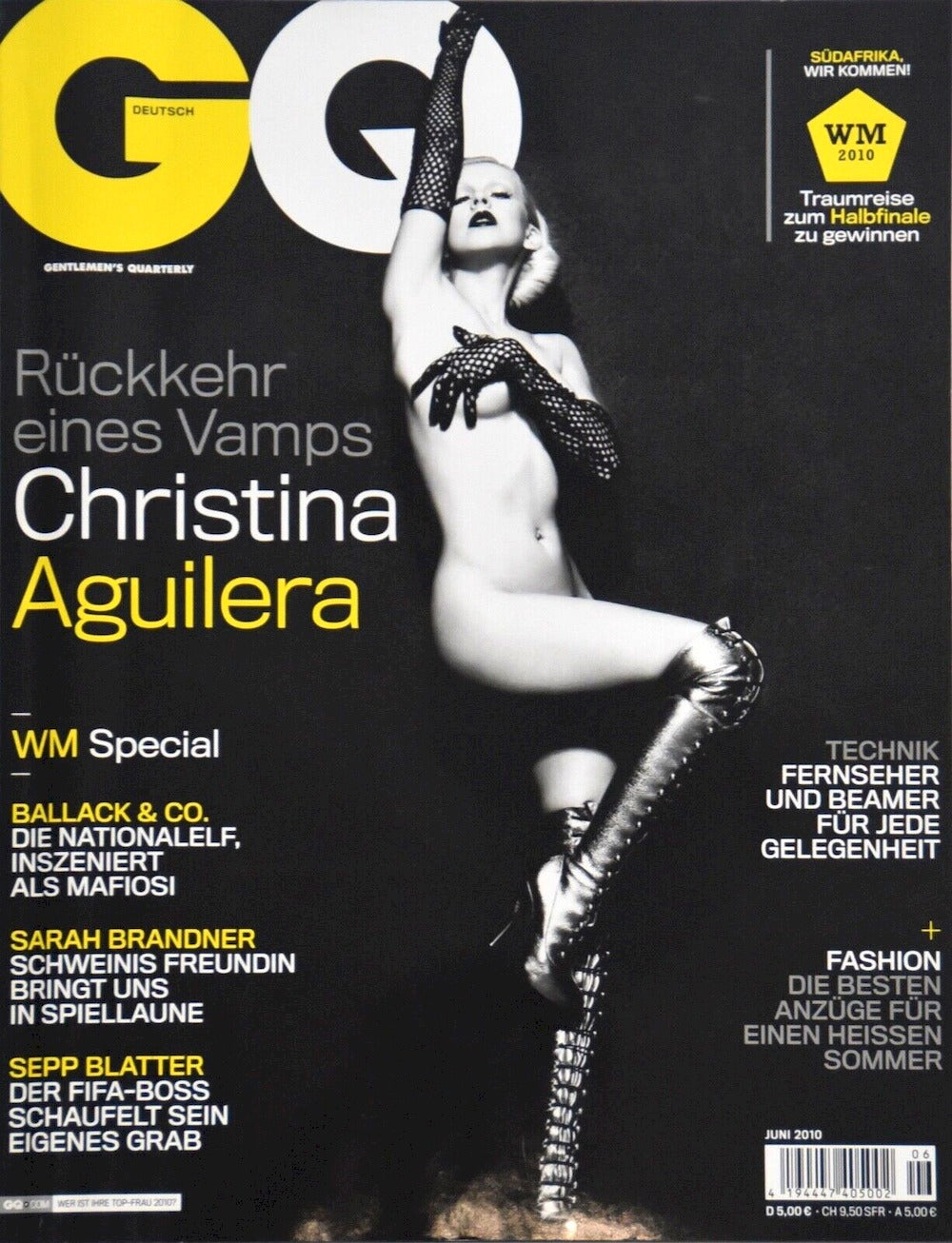 GQ Magazin Deutschland 2010-06 Christina Aguilera