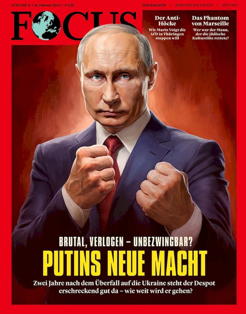 Focus Magazin Deutschland 2024-08 Putin Colin Kaepernick Zuckerberg