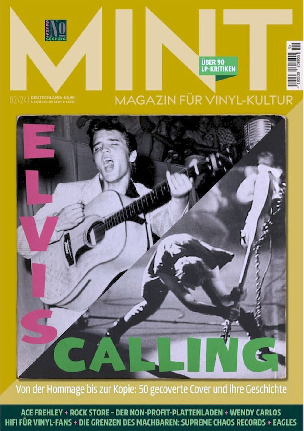 Mint Magazin Deutschland 2023 #66 Elvis Presley The Clash