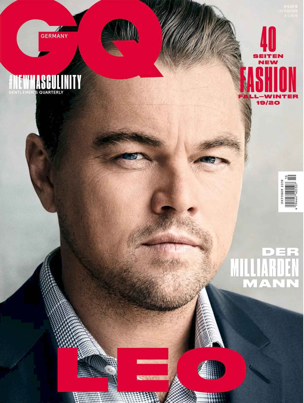 GQ Magazin Deutschland 2019-10 Leonardo DiCaprio