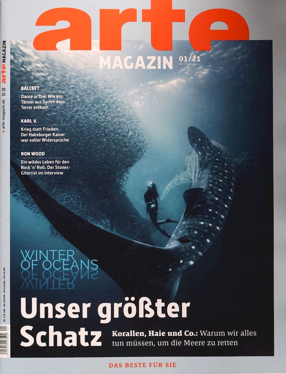 Arte Magazin Deutschland 2021-01 Ron Wood Interview