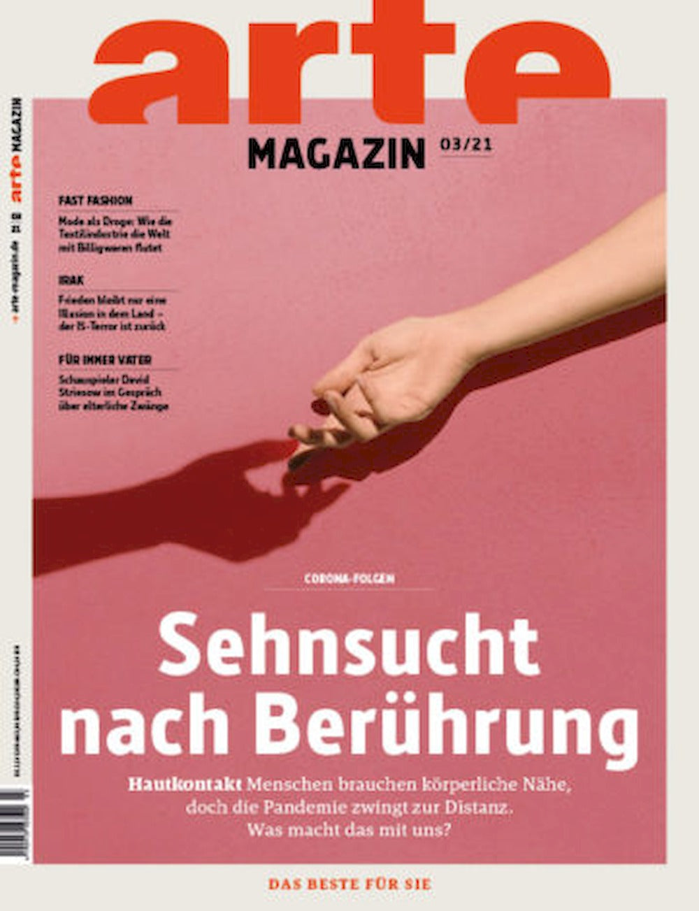 Arte Magazin Deutschland 2021-03 Devid Striesow