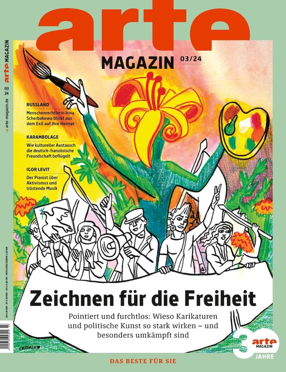 Arte Magazin Deutschland 2024-03 Igor Levit Charlotte Gainsbourg