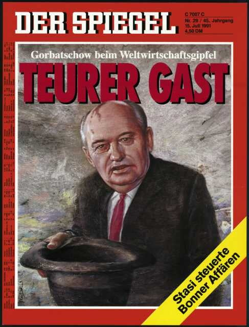 Der Spiegel Magazin Deutschland 1991-29 Michail Sergejewitsch Gorbatschow