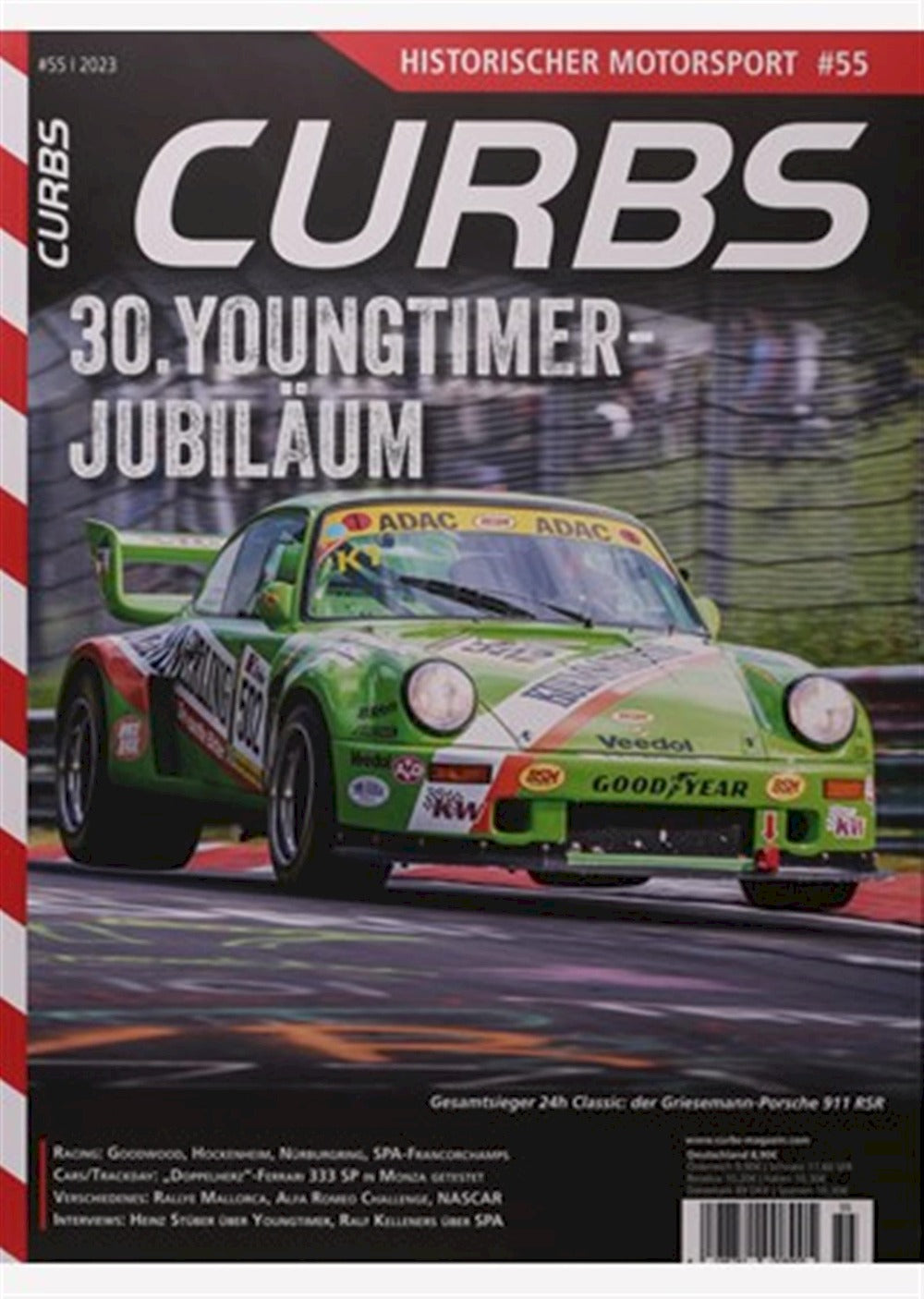 Curbs Magazin Deutschland 2023 #55 Porsche Alfa Romeo Ferrari
