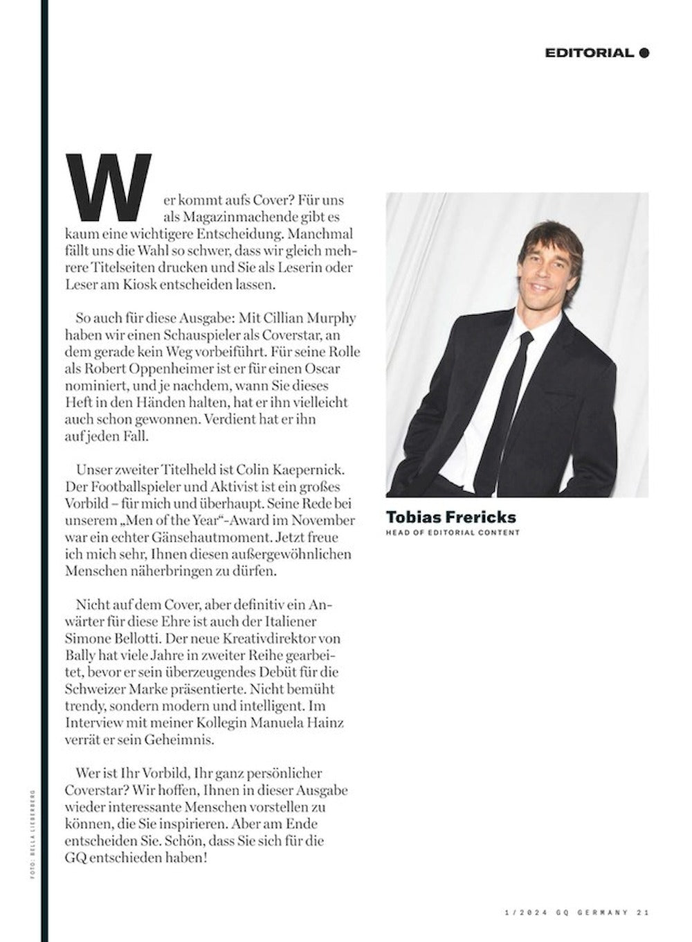 GQ Magazin Deutschland 2024-01 Cillian Murphy