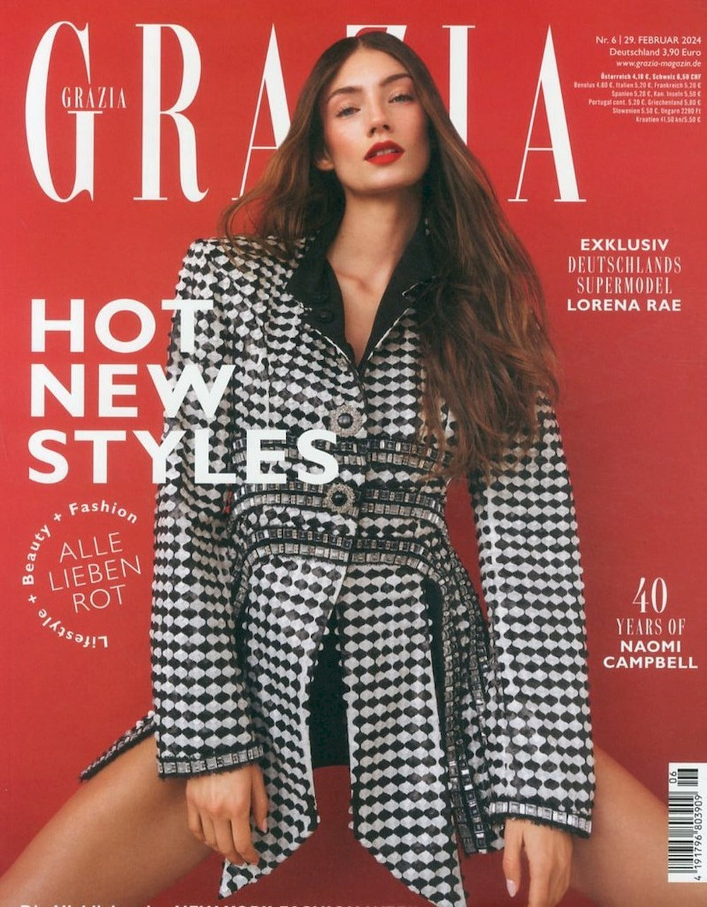 Grazia Magazin Deutschland 2024-06 Lorena Rae Naomi Campbell