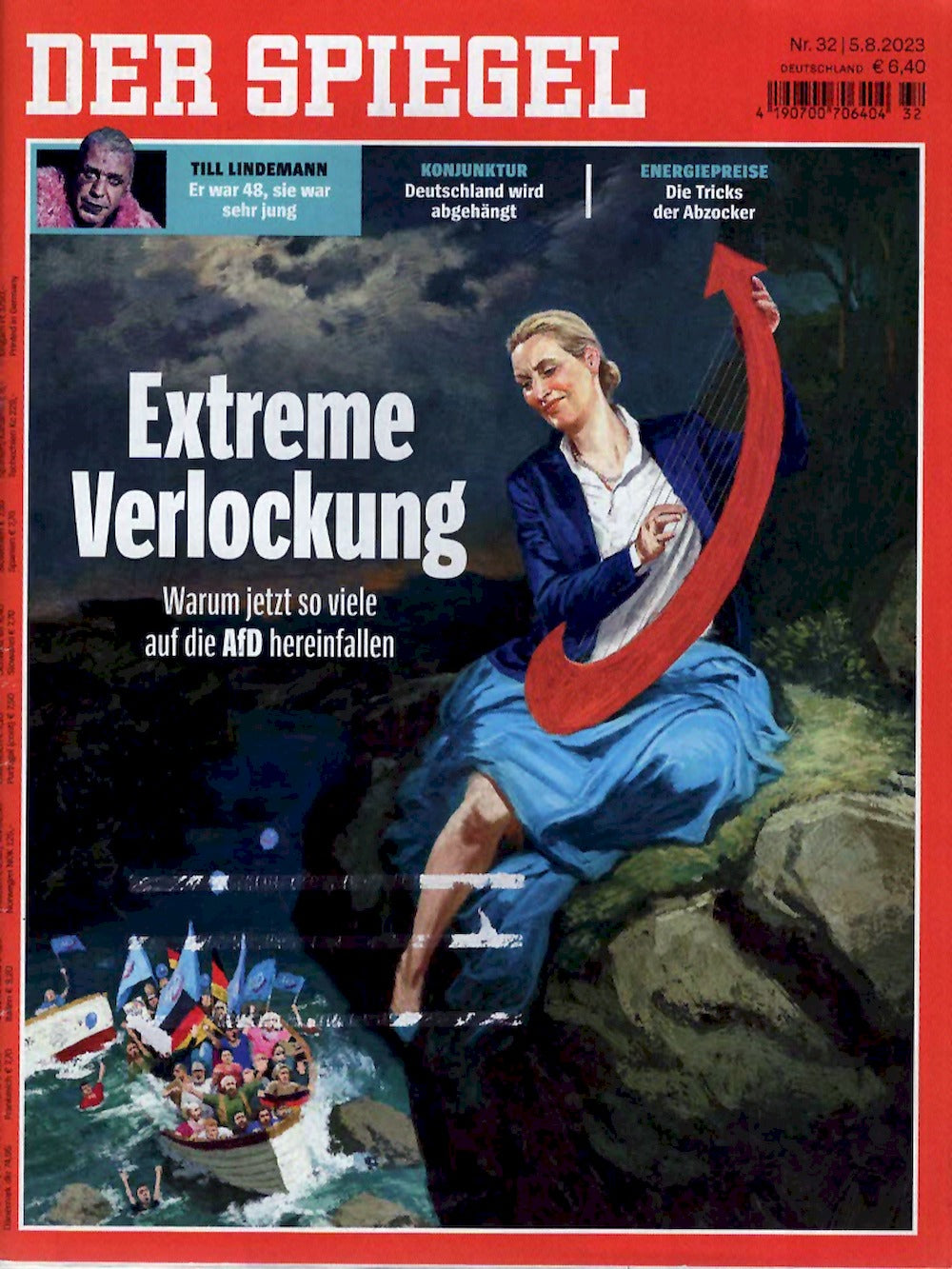 Der Spiegel Magazin Deutschland 2023-32 Weidel Till Lindemann Richard Branson Neil Young