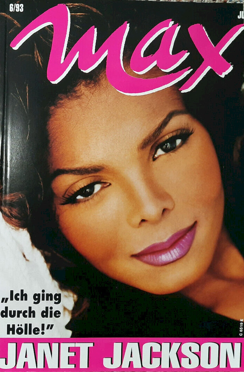 Max Magazin Deutschland 1993-06 Janet Jackson