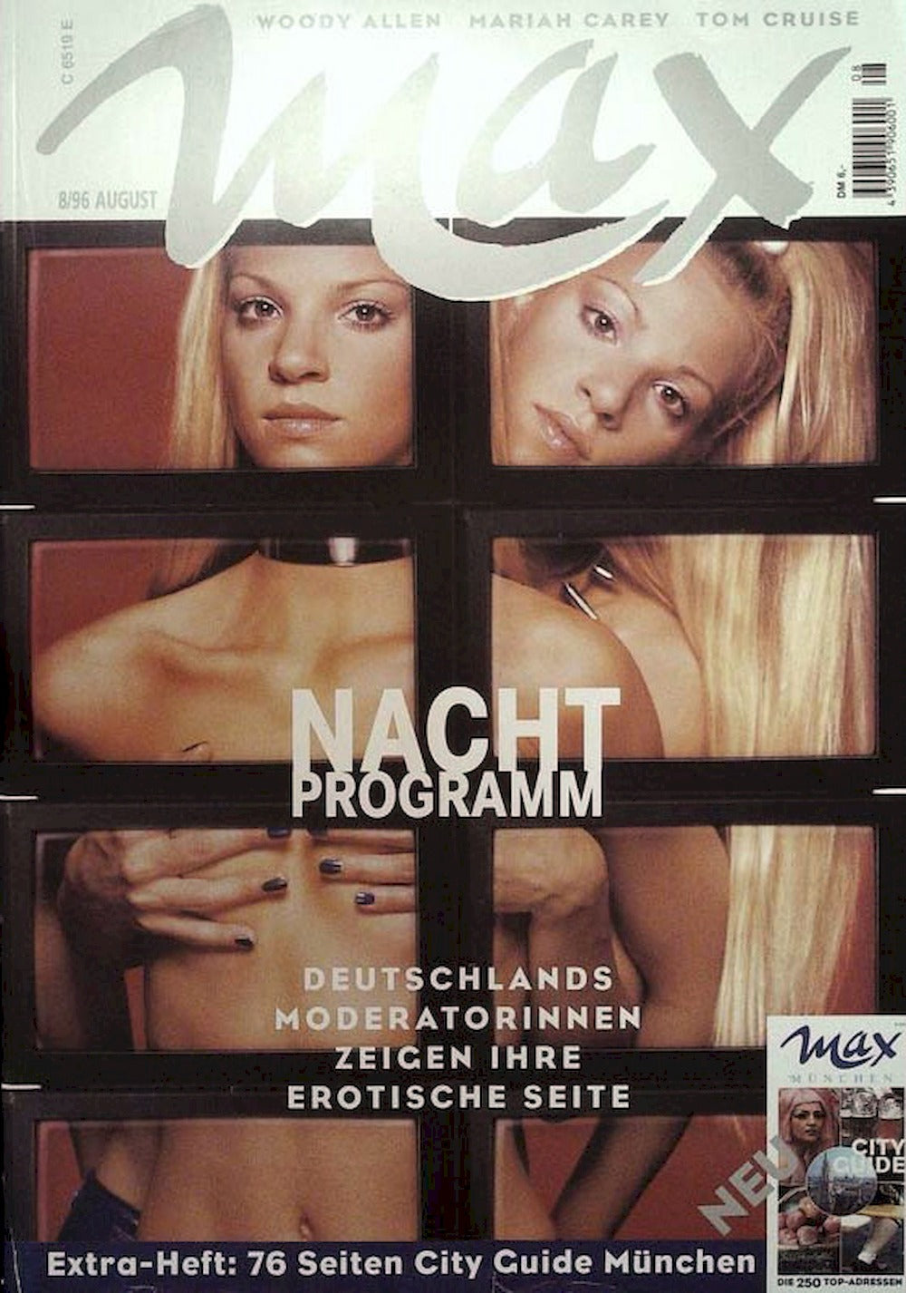 Max Magazin Deutschland 1996-08 Natalie Isabel Dziobek Mariah Carey Evan McGregor
