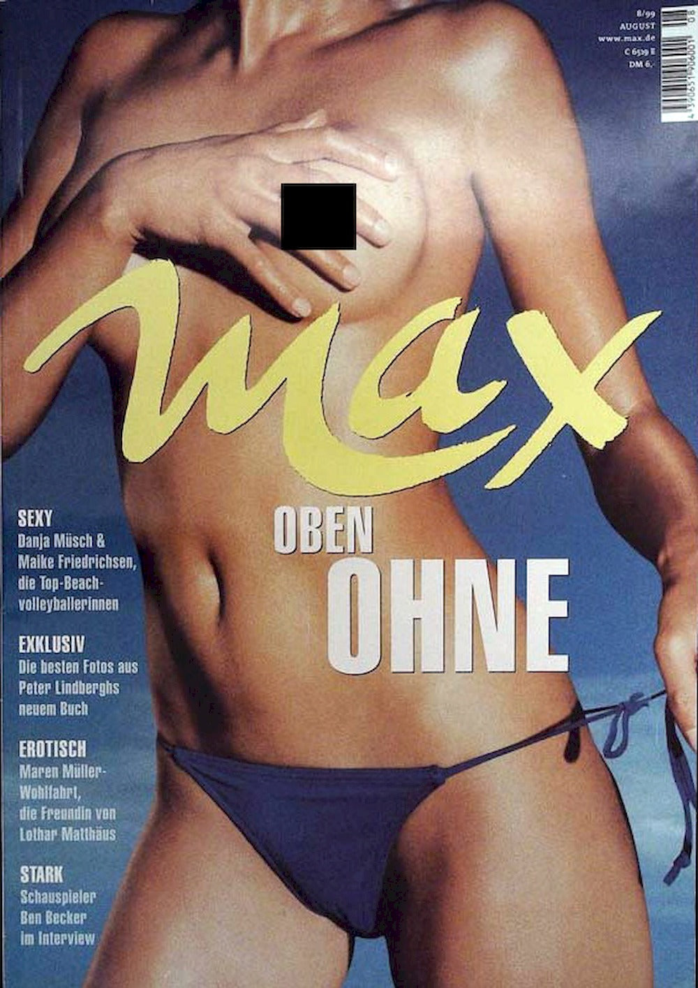 Max Magazin Deutschland 1999-08 Danja Müsch Maike Friedrichsen
