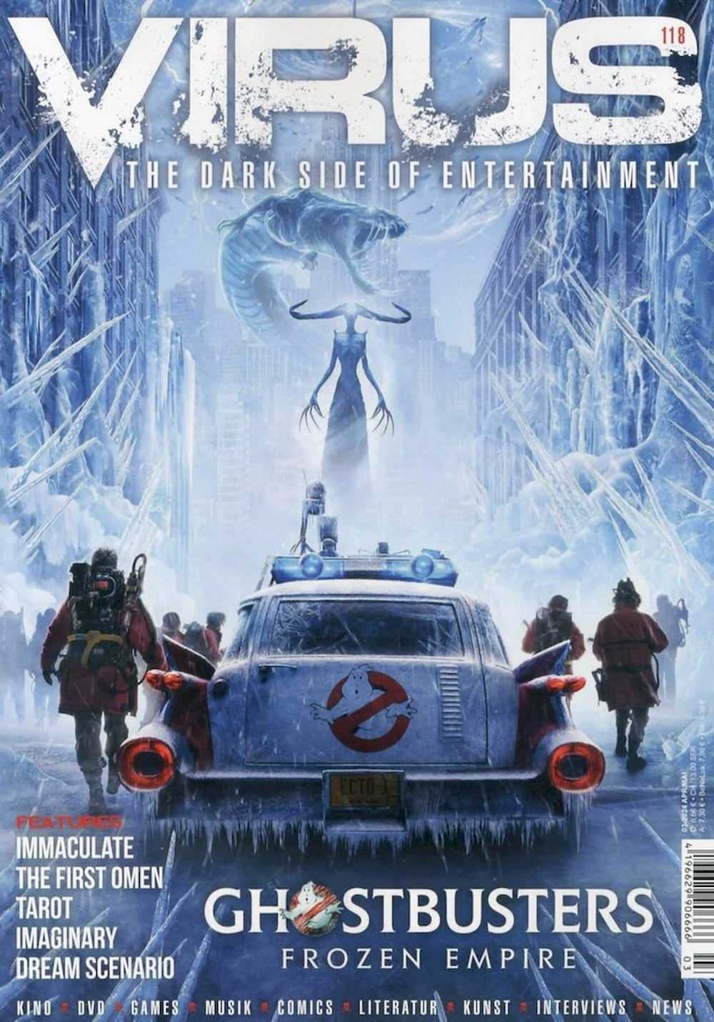 Virus Magazin Deutschland 2024 #118 Ghostbusters Immaculate The First Omen