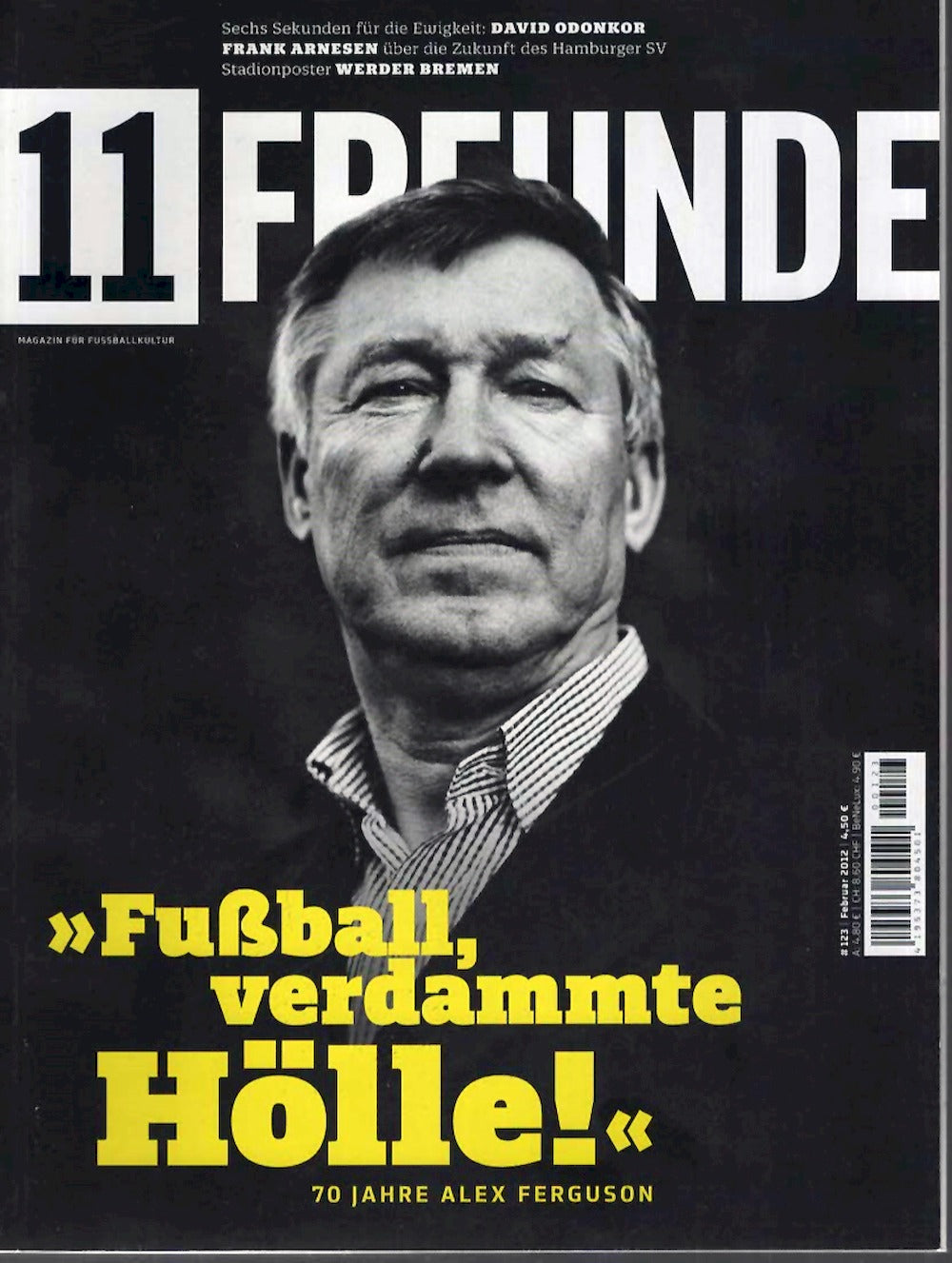 11 Freunde Magazin Deutschland 2012 #123 Alex Ferguson Frank Arnesen Robert Prosinecki