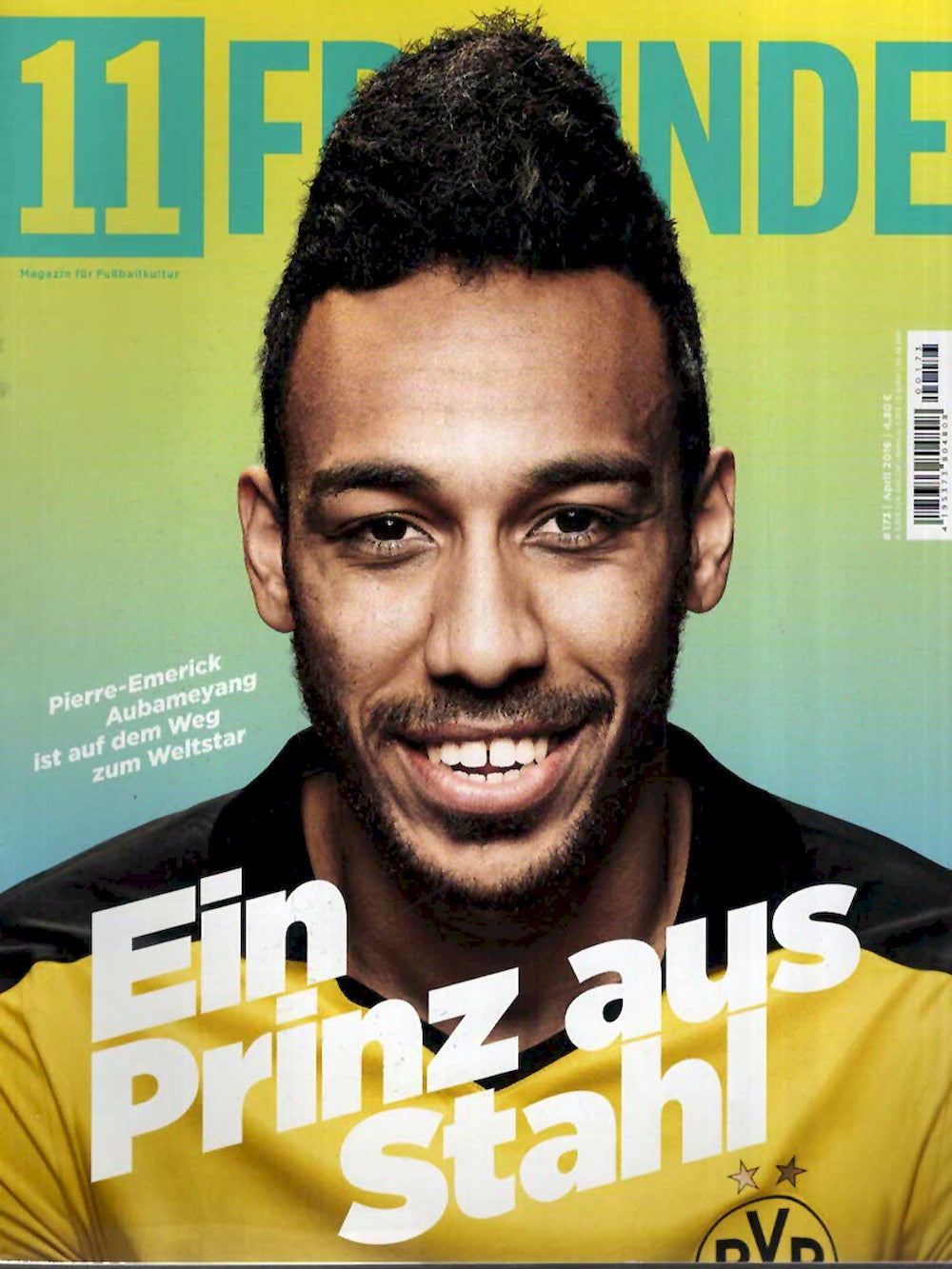 11 Freunde Magazin Deutschland 2016 #173 Pierre-Emerick Aubameyang Trifon Ivanov Pal Dardai