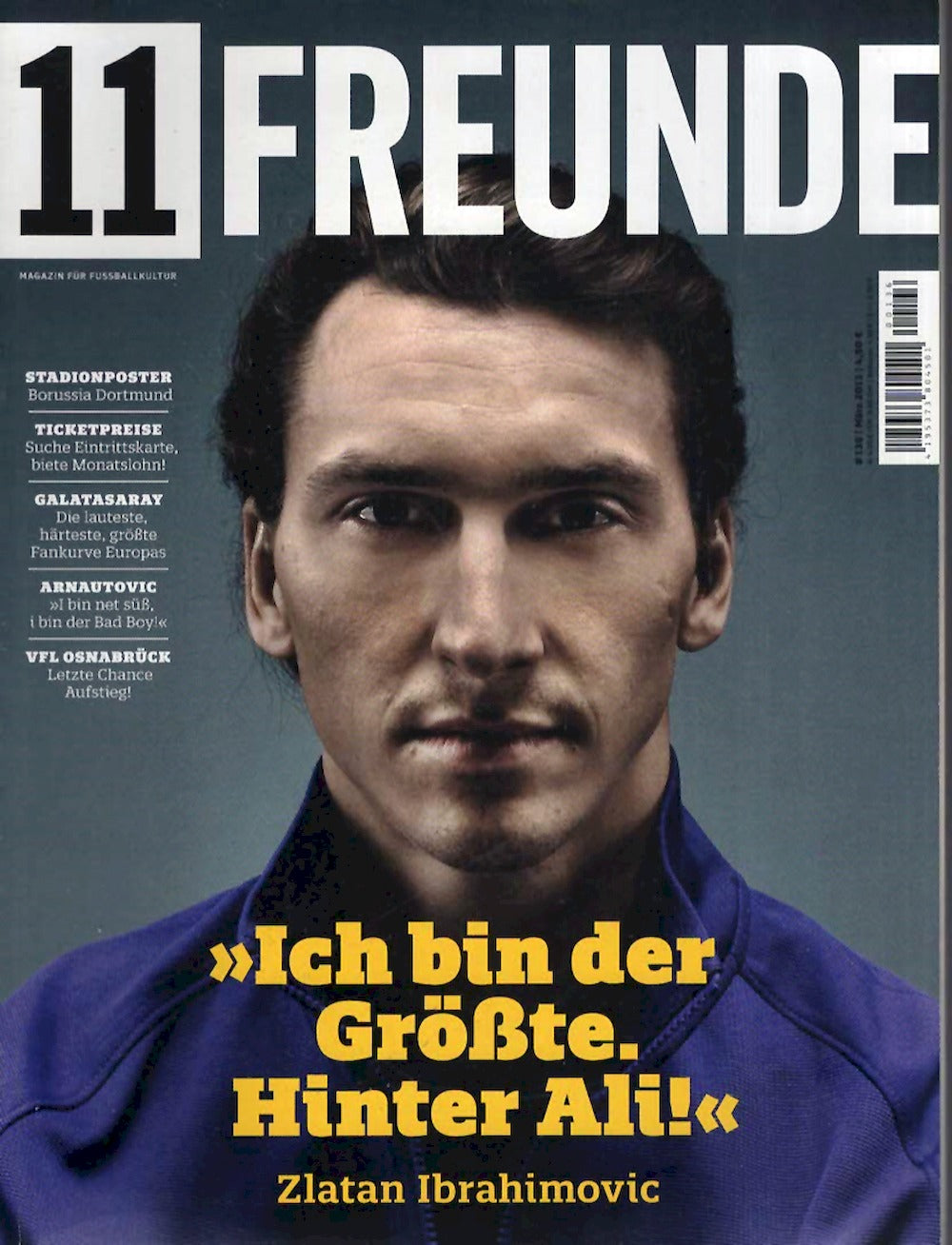 11 Freunde Magazin Deutschland 2013 #136 Zlatan Ibrahimovic Marko Arnautovic