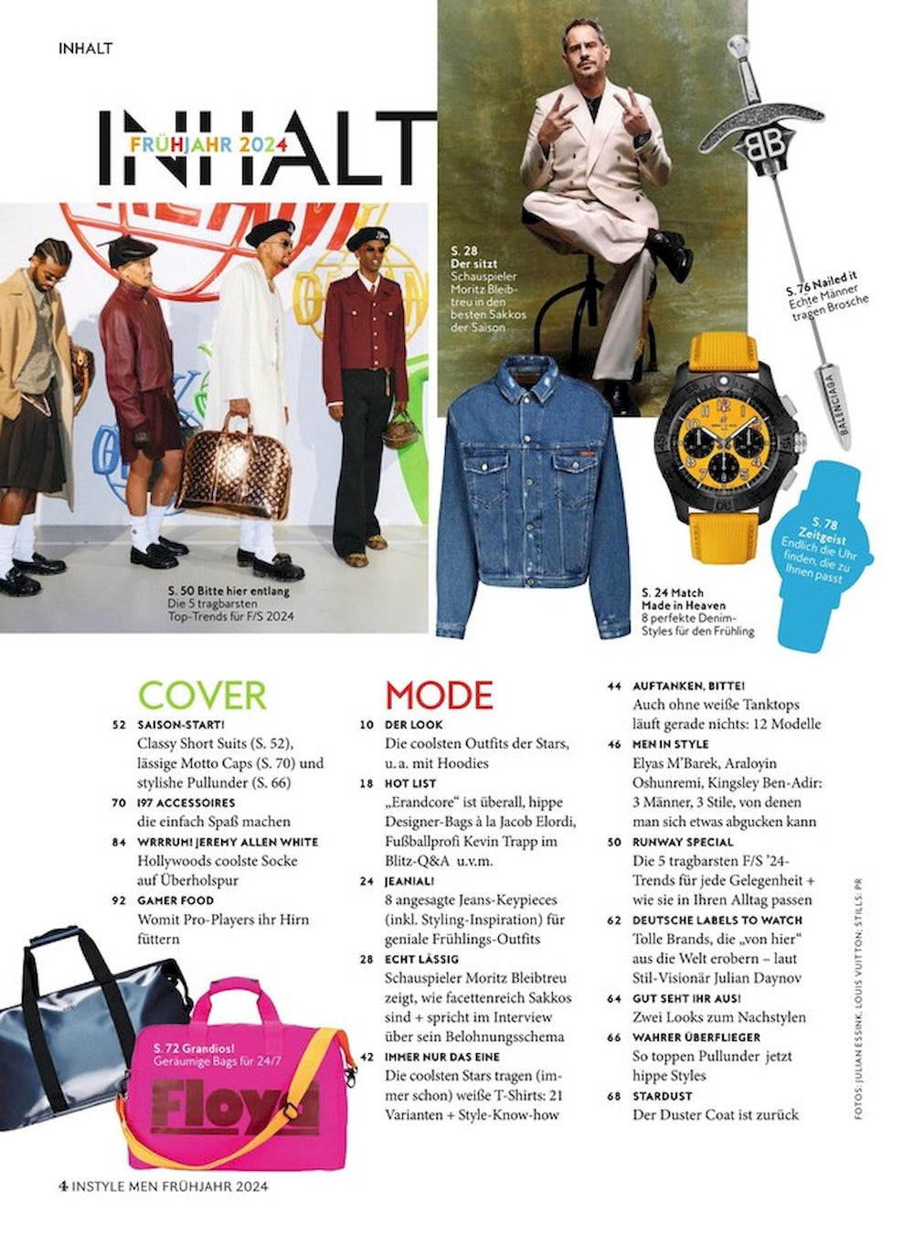 InStyle Men Magazin Deutschland 2024-01 Jeremy Allen White