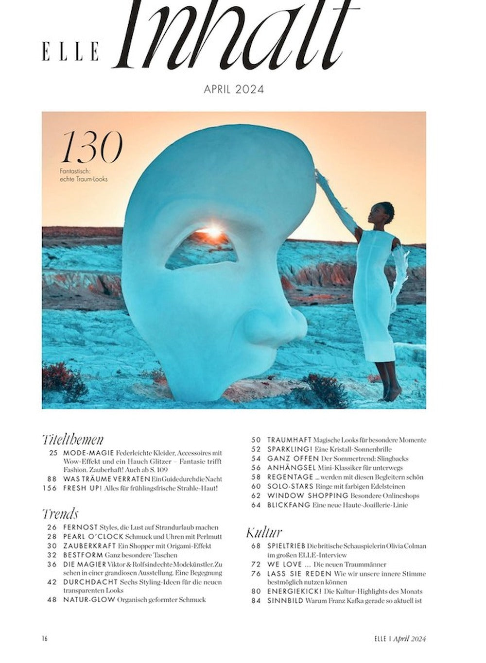 Elle Magazin Deutschland 2024-04 Nondi Beattie