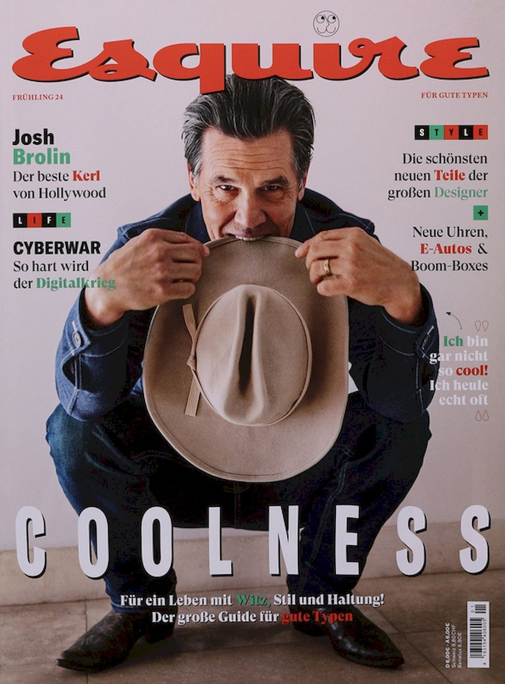 Esquire Magazin Deutschland 2024-01 Josh Brolin