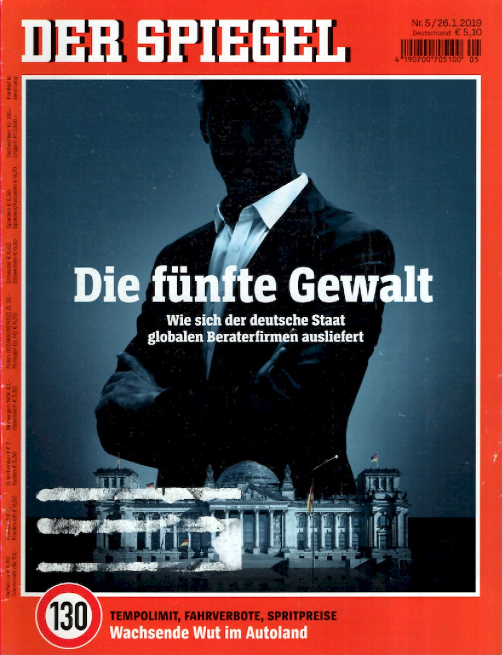 Der Spiegel Magazin Deutschland 2019-05 Clint Eastwood Beatles Maggie Rogers John Lanchester