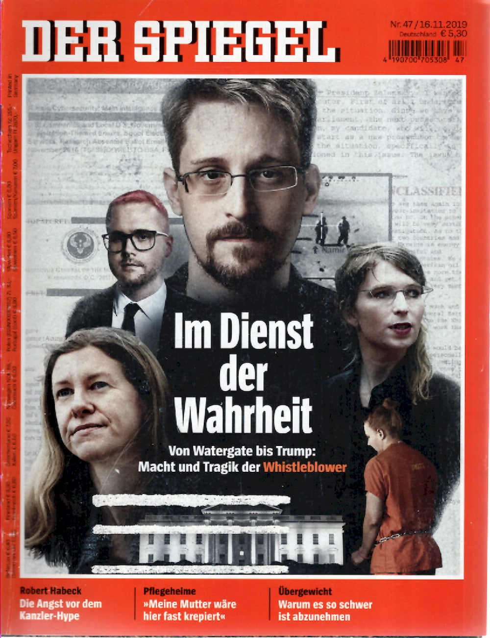 Der Spiegel Magazin Deutschland 2019-47 Edward Snowden Chelsea Manning