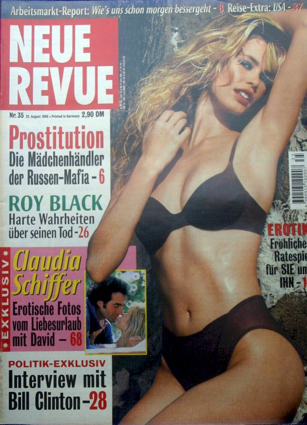 Neue Revue Magazin Deutschland 1996-35 Claudia Schiffer
