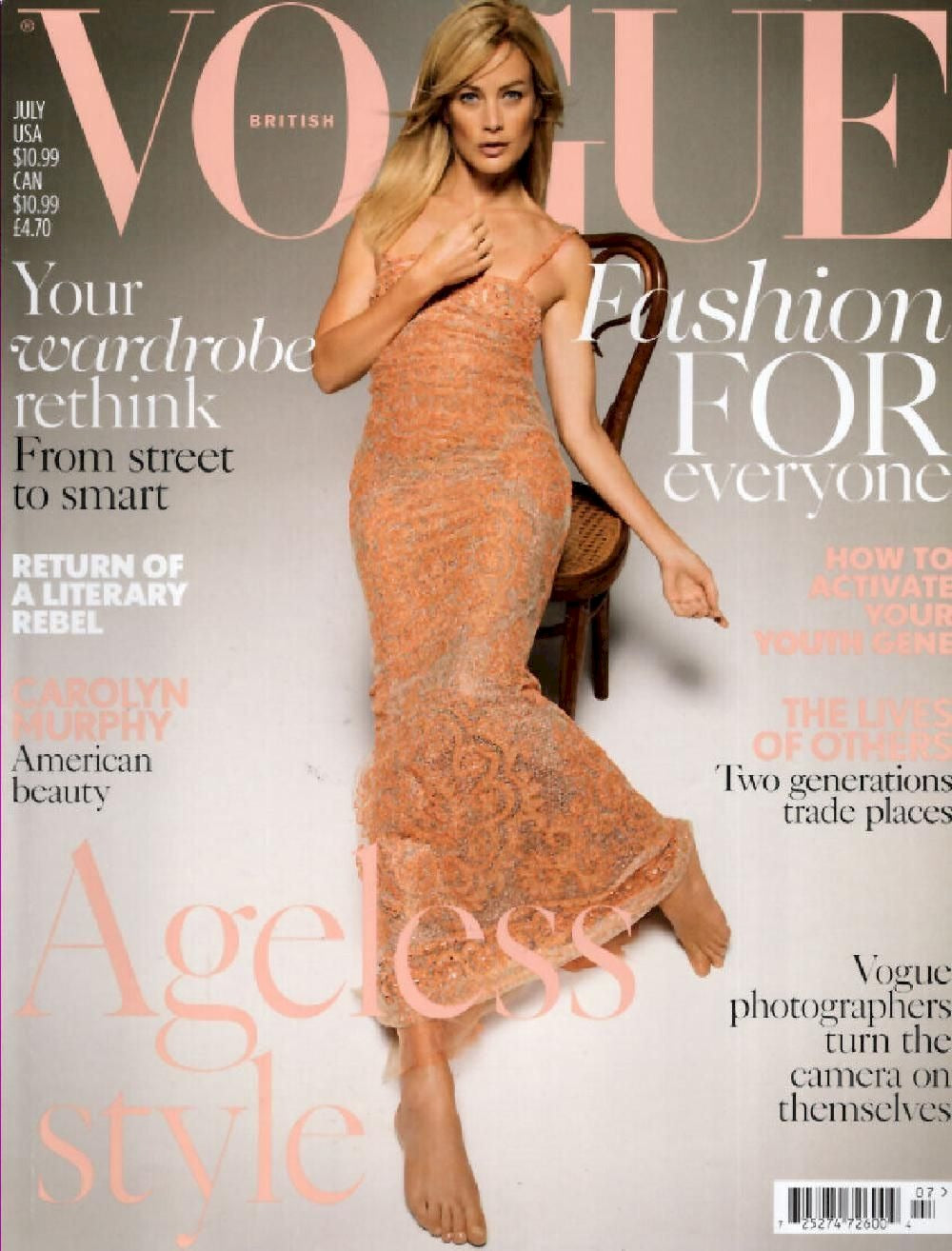 Vogue Magazin UK 2017-07 Carolyn Murphy