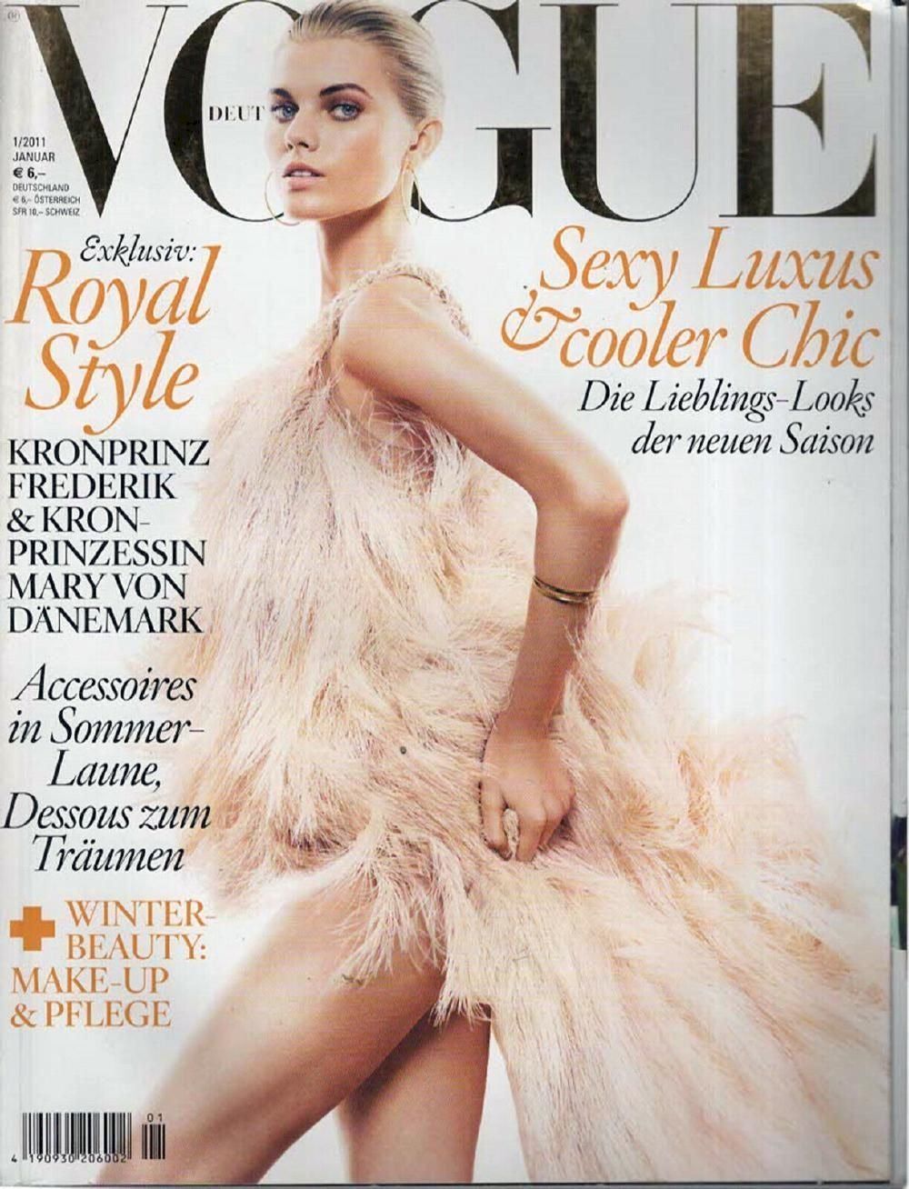 Vogue Magazin Deutschland 2011-01 Maryna Linchuk