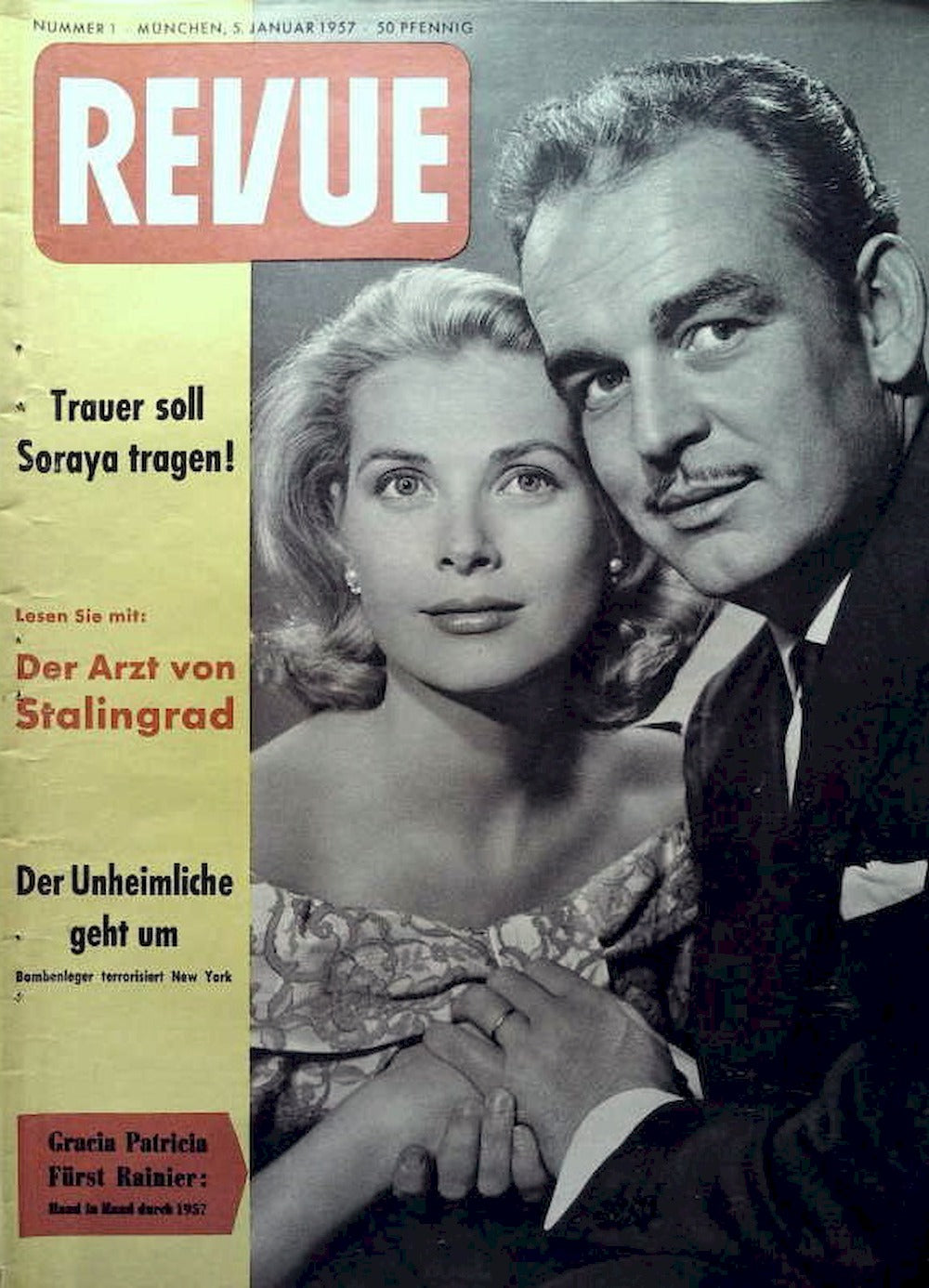 Neue Revue Magazin Deutschland 1957-01 Grace Kelly Patricia Rainier