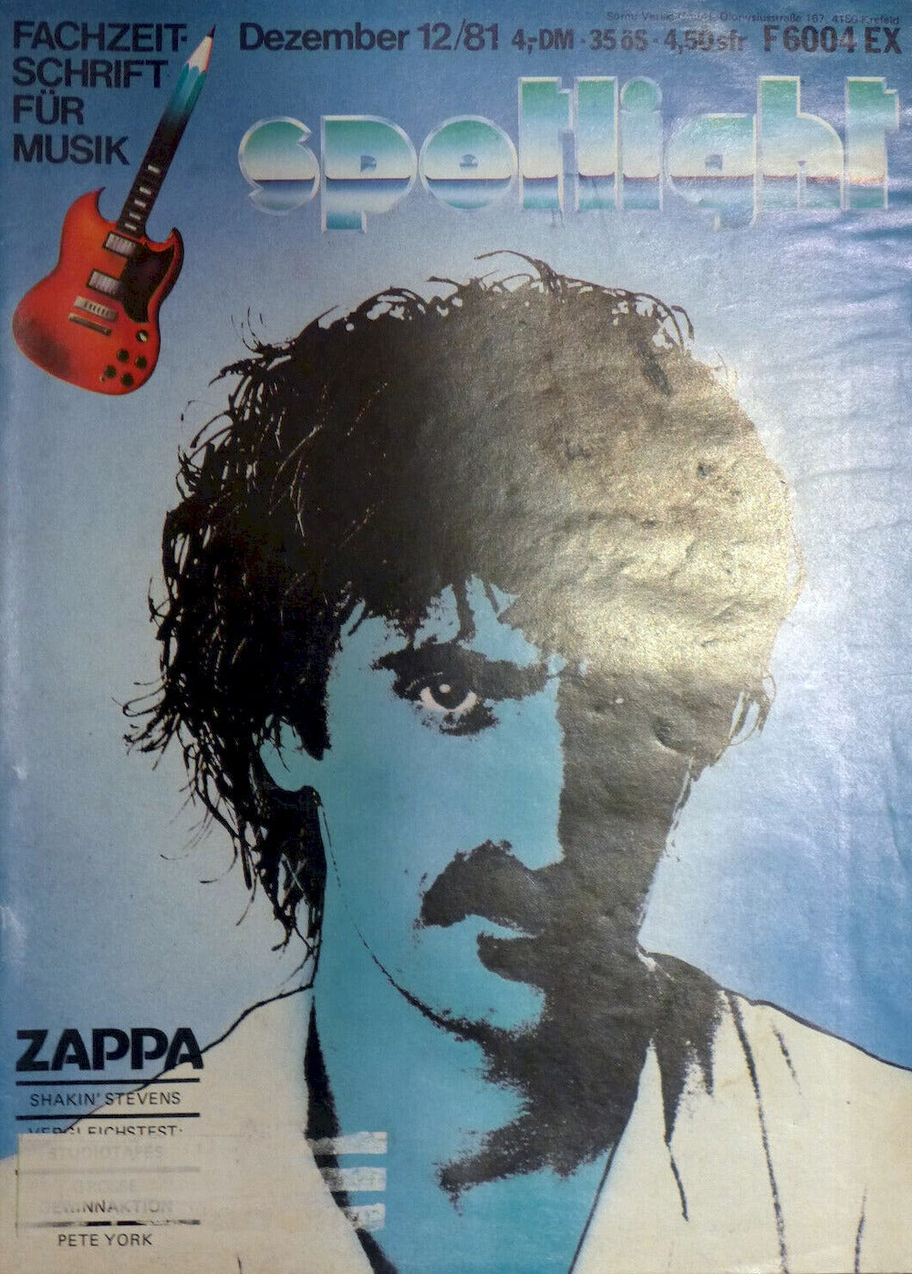 Spotlight Magazin Deutschland 1981-12 Frank Zappa