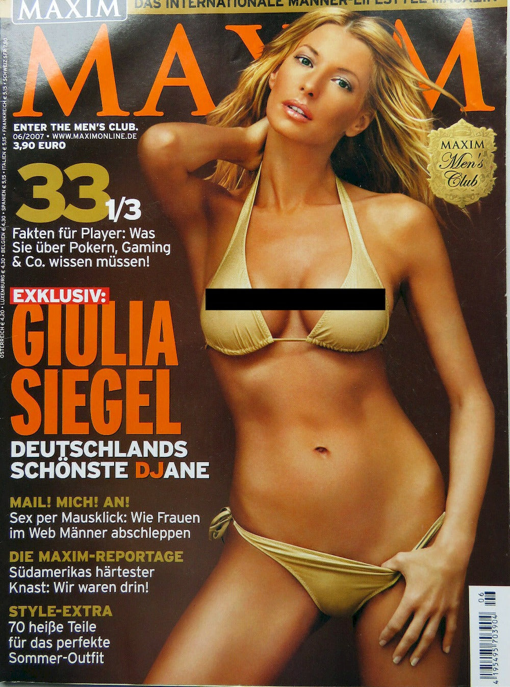 Maxim Magazin Deutschland 2007-06 Giulia Siegel Beatrice Chirita Michelle Cowley