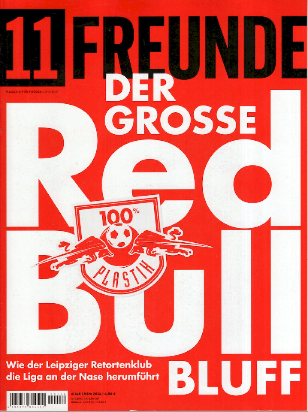 11 Freunde Magazin Deutschland 2014 #148 RB Leipzig Leipziger Retortenklub