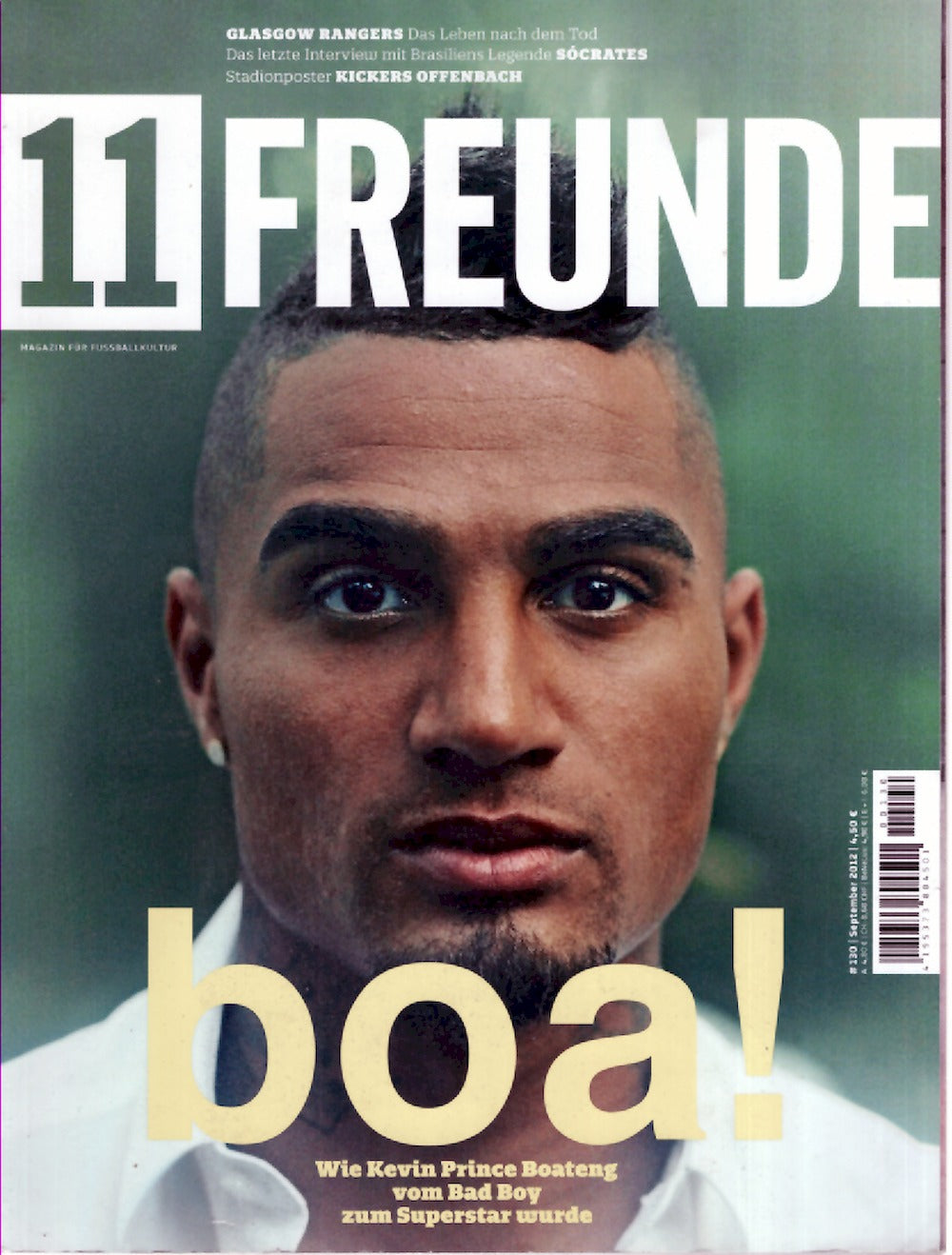 11 Freunde Magazin Deutschland 2012-09 Kevin Prince Boateng Socrates #130