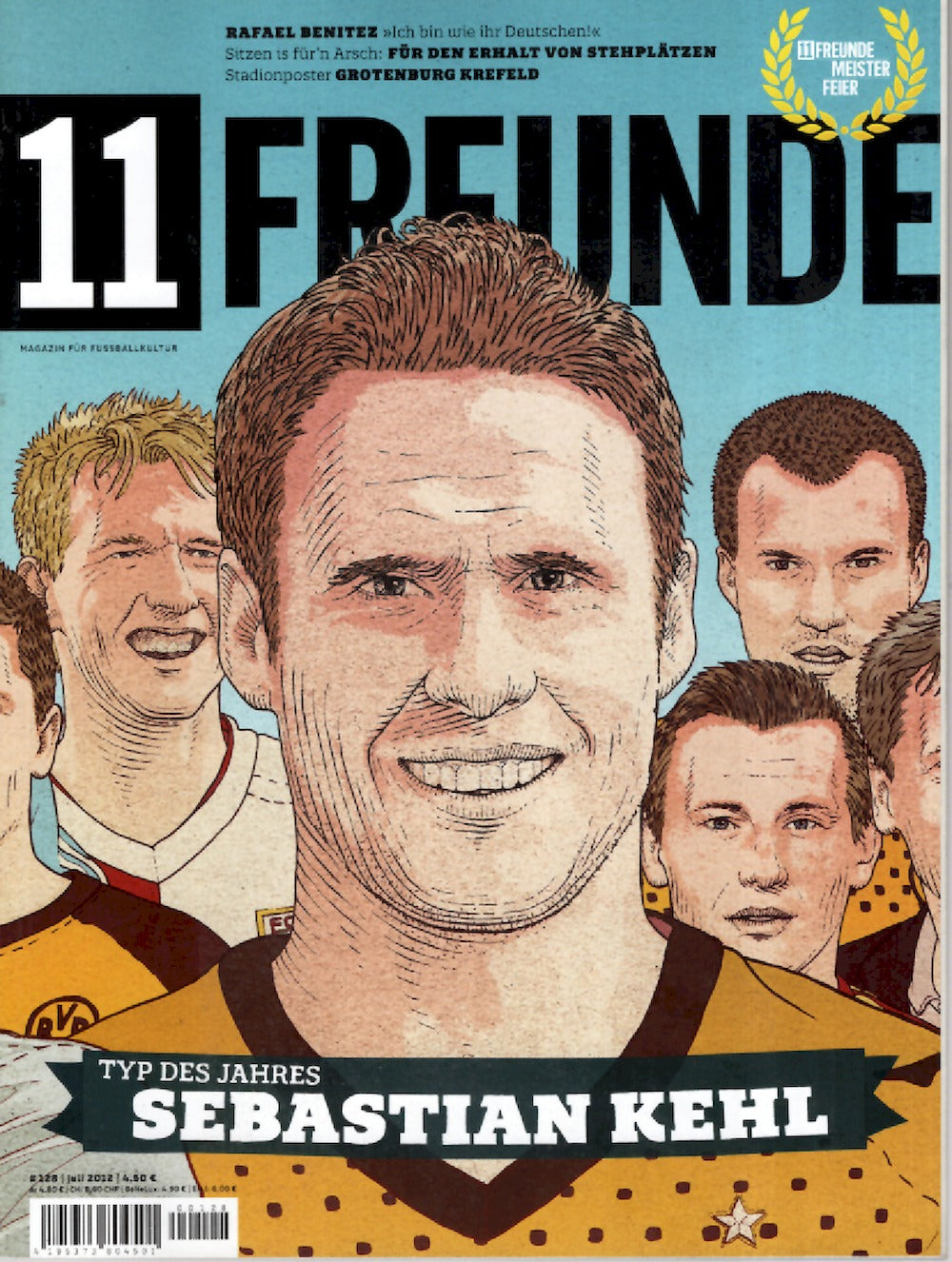 11 Freunde Magazin Deutschland 2012 #128 Sebastian Kehl Rafael Benitez