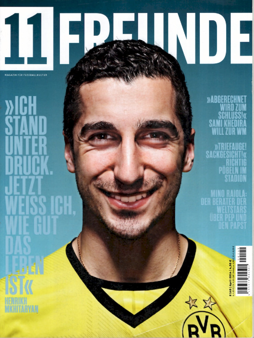 11 Freunde Magazin Deutschland 2014 #149 Henrikh Mkhitaryan