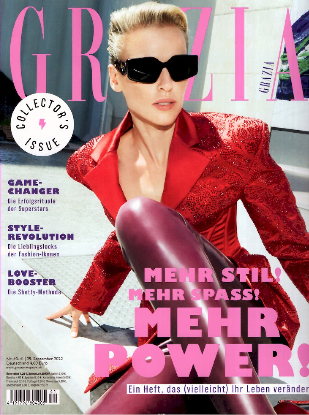 Grazia Magazin Deutschland 2022-40 Brad Pitt Eva Longoria Jessica Alba