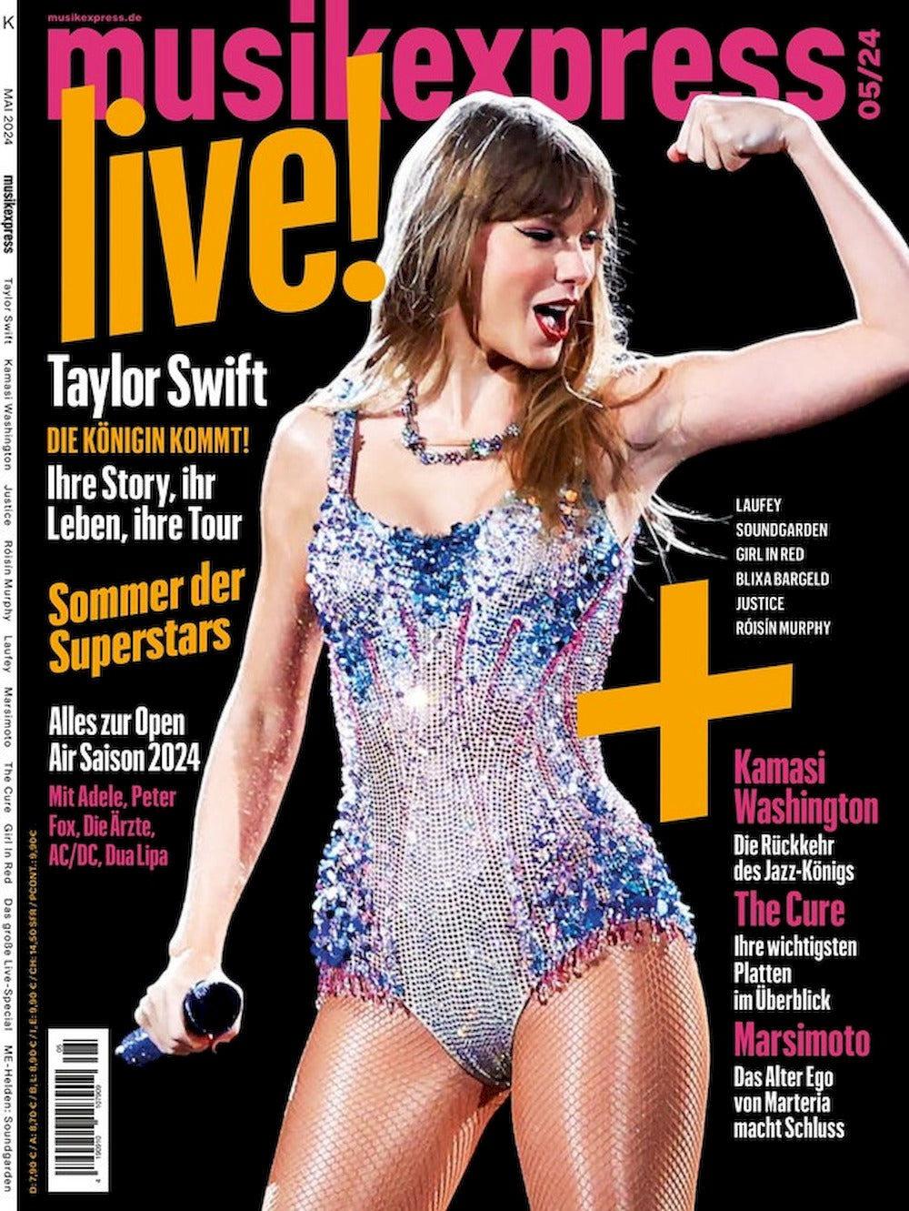 Musikexpress Magazin Deutschland 2024-05 Taylor Swift Kamasi Washington The Cure