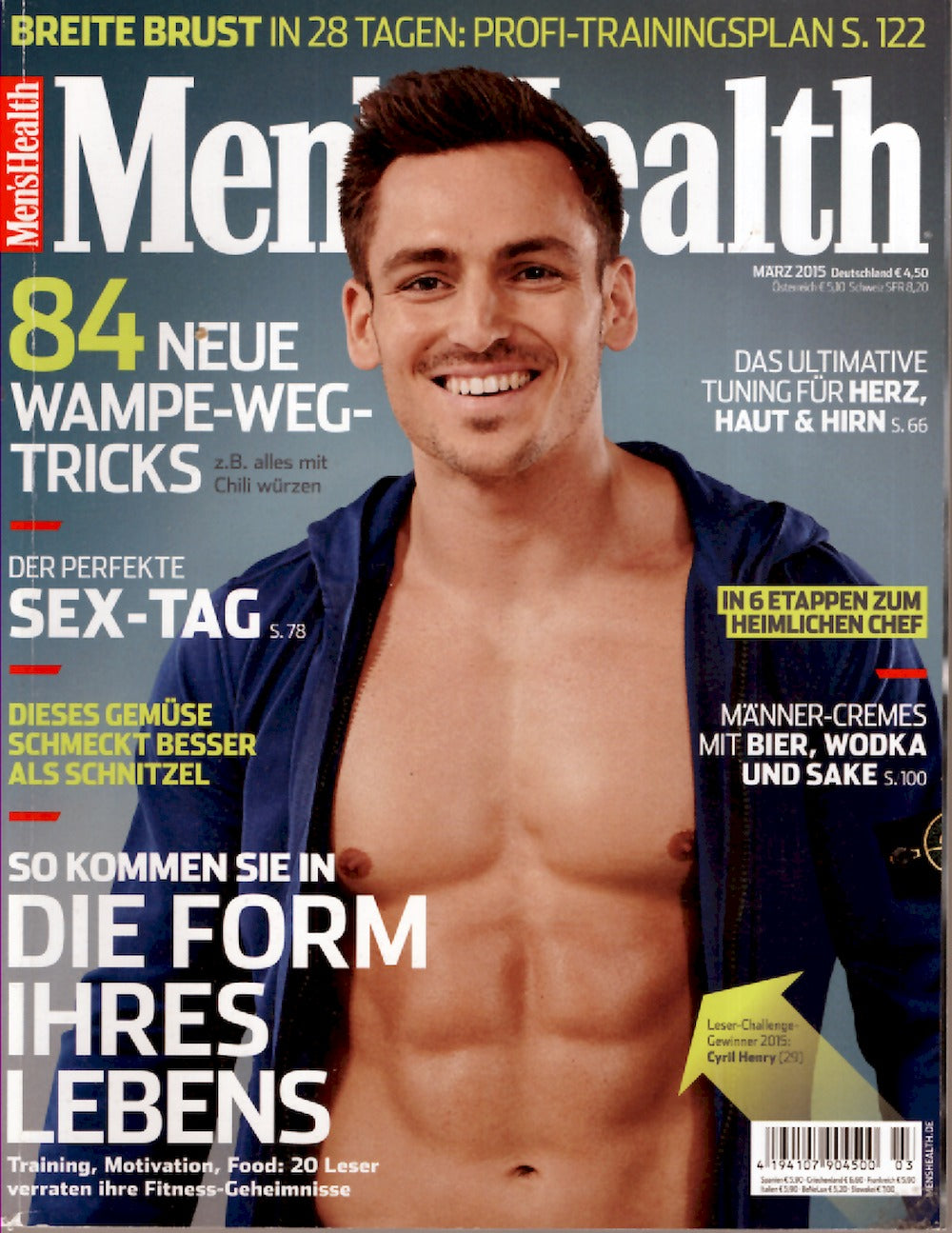 Mens Health Magazin Deutschland 2015-03 Cyril Henry
