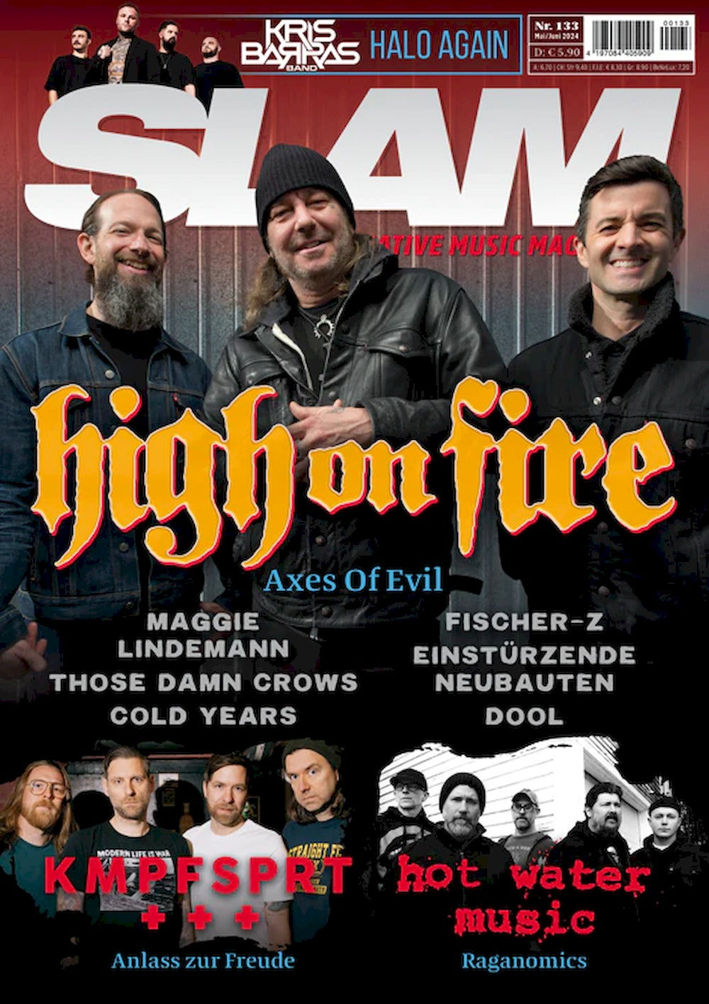 Slam Magazin Österreich 2024 #133 High On Fire Fischer Z Maggie Lindemann