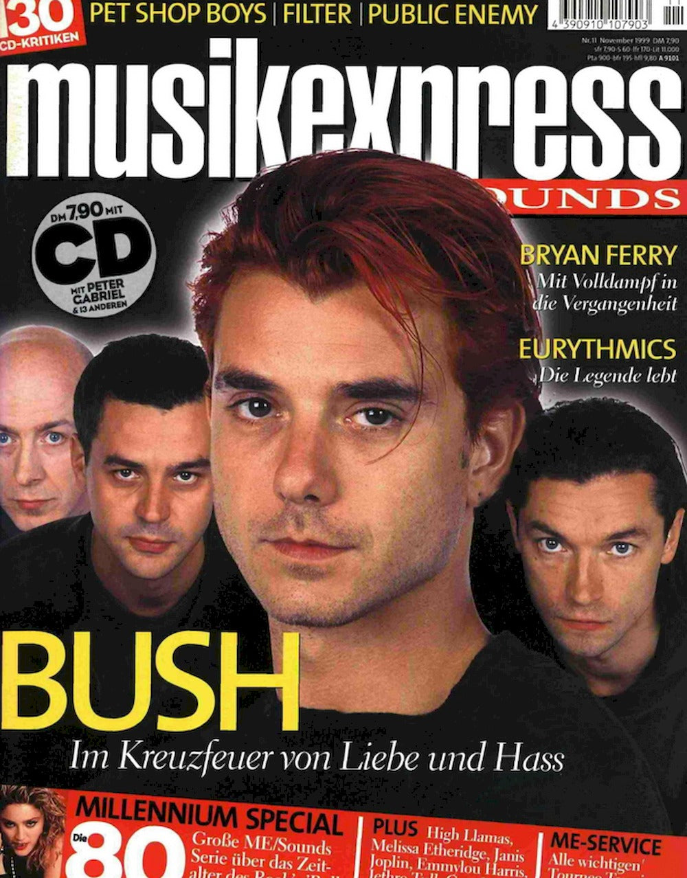 Musikexpress Magazin Deutschland 1999-11 Bush Bryan Ferry Eurythmics