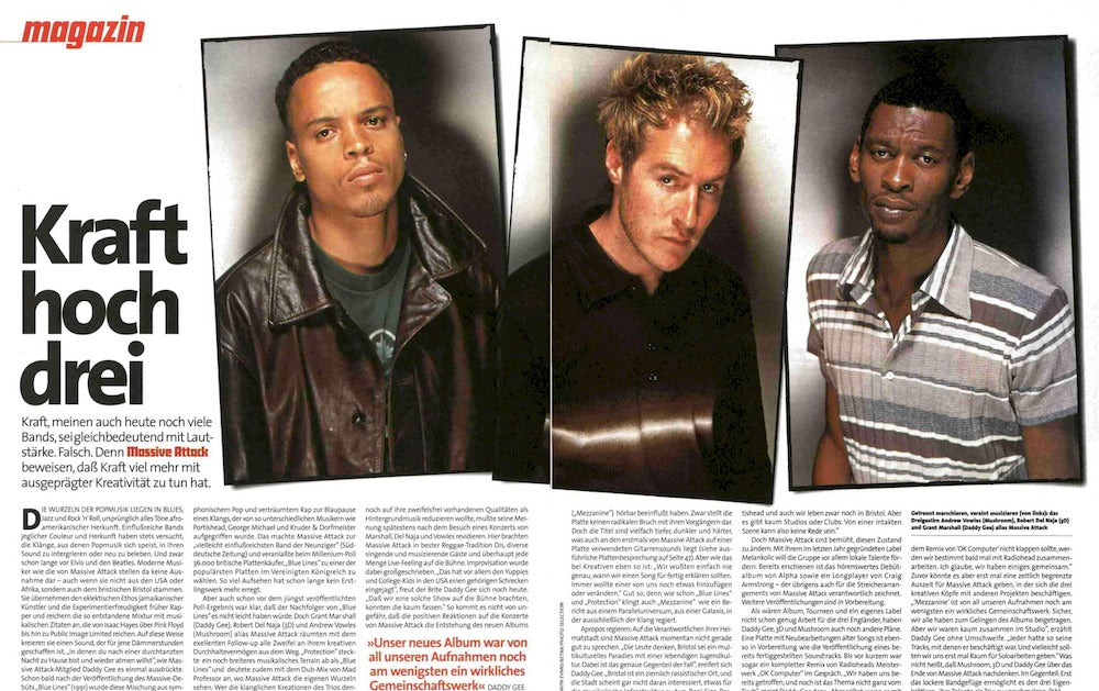 Musikexpress Magazin Deutschland 1998-05 Ärzte Massive Attack Led Zeppelin The Bates