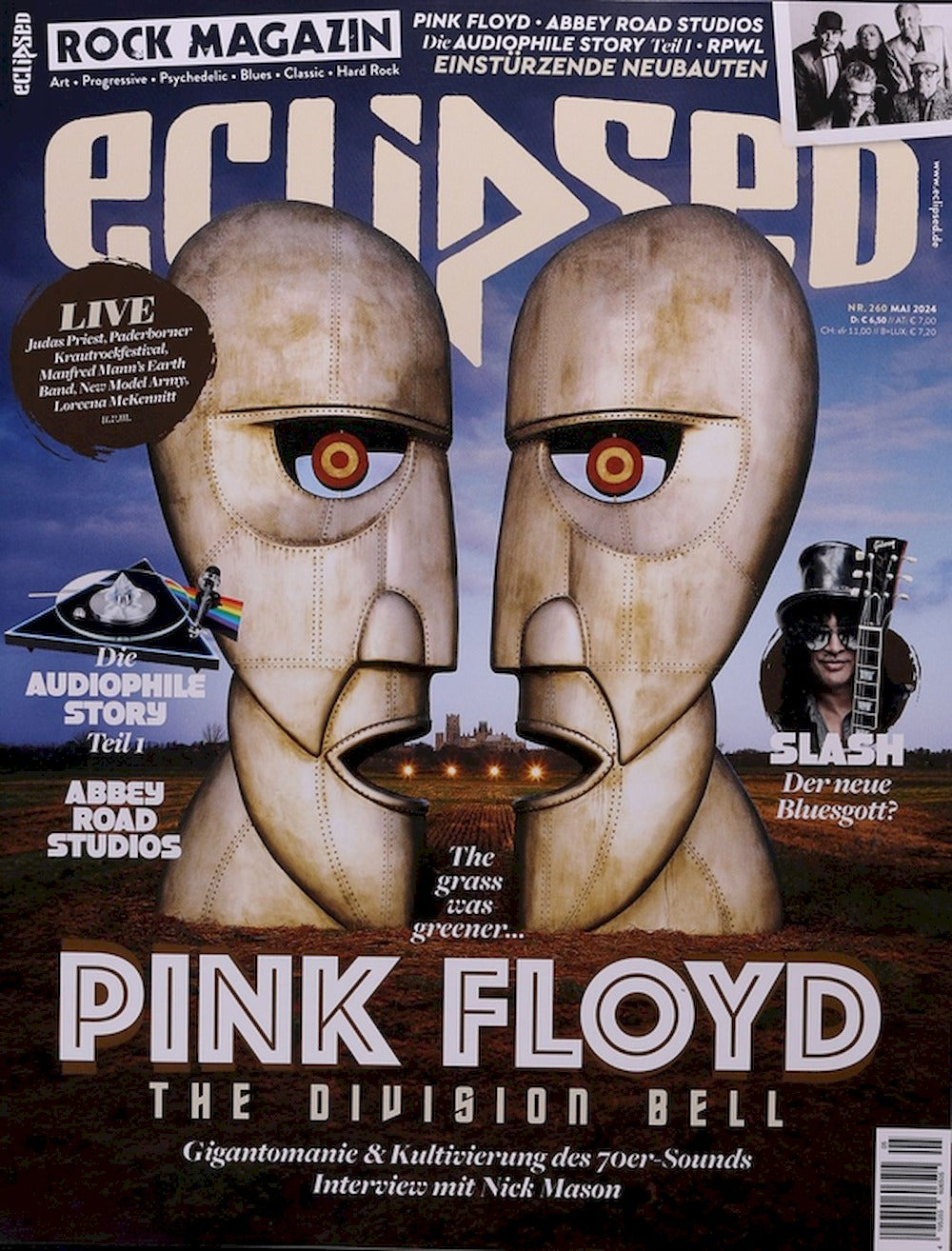Eclipsed Magazin Deutschland 2024 #260 Pink Floyd Slash Einstürzende Neubauten