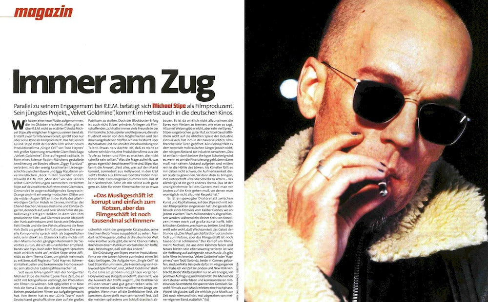 Musikexpress Magazin Deutschland 1998-08 Shirley Manson Michael Stipe Stevie Wonder