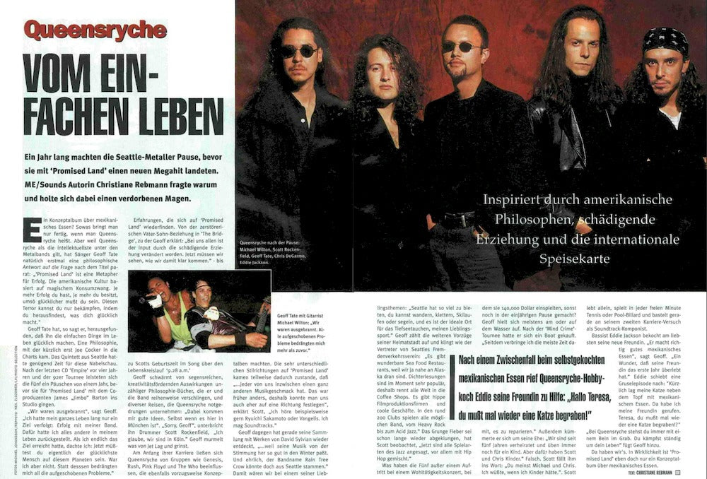 Musikexpress Magazin Deutschland 1995-01 Sheryl Crow Pearl Jam Queensryche Nirvana Peter Green