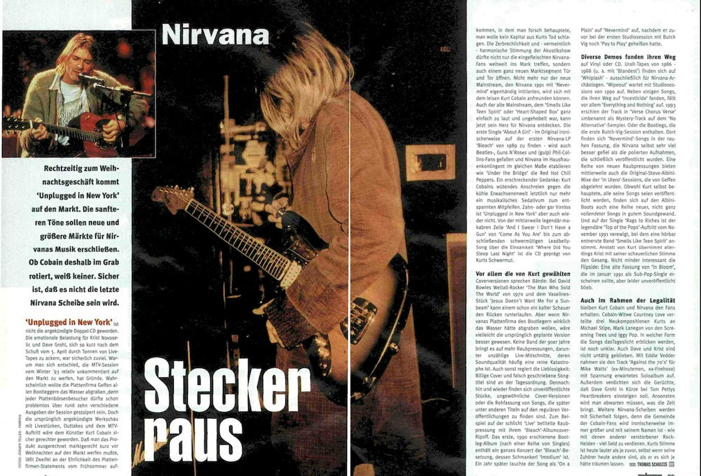 Musikexpress Magazin Deutschland 1995-01 Sheryl Crow Pearl Jam Queensryche Nirvana Peter Green