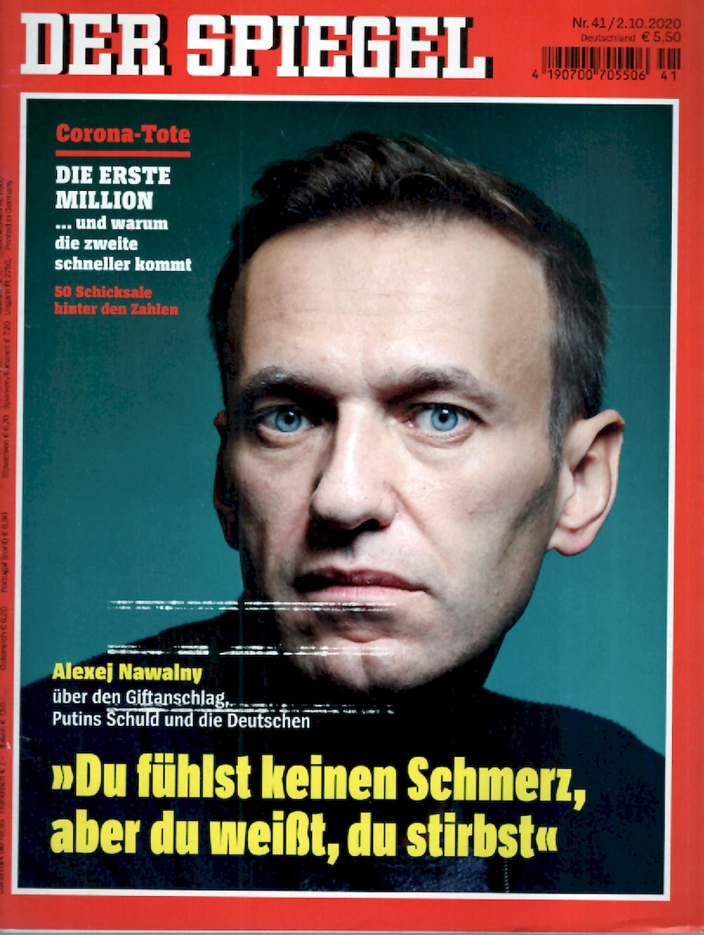 Der Spiegel Magazin Deutschland 2020-41 Alexej Nawalny