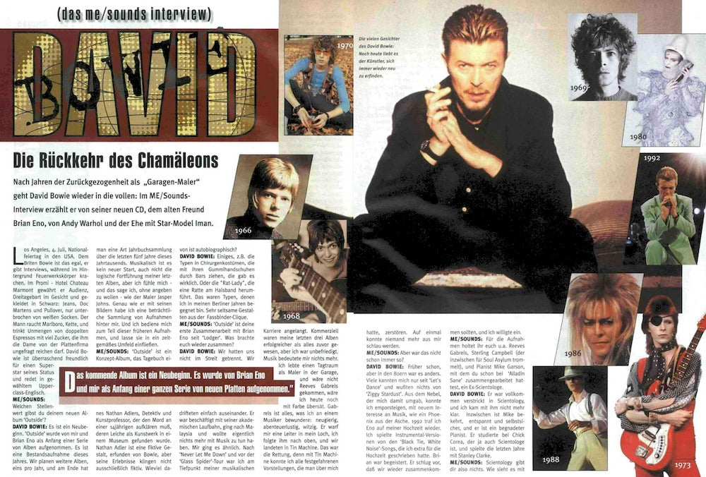 Musikexpress Magazin Deutschland 1995-09 Anthony Kiedis Lenny Kravitz Björk David Bowie